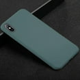 thumbnail image 4 of TPU Mobile Phone Case Shockproof Phone Case Shock-Absorption Phone Elastic Protection Cover, Replacement for iPhone XS, Dark Green, 4 of 6