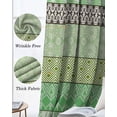 thumbnail image 6 of Sage Green Grey Boho Black Out Curtains 72 Inch Long, Light Blocking Drapes with Black Liner, Vintage Ethnic Tribe Abstract Art Thermal Blackout Curtains for Bedroom Living Room 52"x72" 2 Panels, 6 of 8