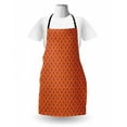 thumbnail image 3 of Rocket Apron, Flying Space Elements Playful Modern Pattern, Unisex Kitchen Bib with Adjustable Neck for Cooking Gardening, Adult Size, Burnt Sienna Quartz, by Ambesonne, 3 of 4