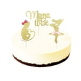 thumbnail image 4 of unbranded 12Ud Cake Topper Dorado Para Pasteles Y Cupcakes En Fiesta Del Madre, 4 of 8