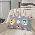 thumbnail image 5 of Picia Cute Geese Pattern Plush Pillow Case – Soft and Cozy Cushion Cover, Hypoallergenic Throw Pillow Case for Home Decor-16"x24", 5 of 6