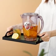 ReaNea 1800ml Plastic Water Pitcher with Lid (Smoke Gray)