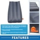 thumbnail image 5 of Colchón inflable para asiento delantero de automóvil Unique Bargains, colchón inflable para dormir en viajes, gris profundo, 5 of 6