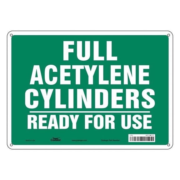 Condor Safety Sign,10 inx14 in,Aluminum 471N17