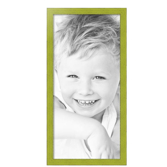 ArtToFrames 16" x 34" Modern Green Picture Frame, 16x34 inch Green Wood Poster Frame (WOM-4589), Pack