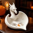 thumbnail image 4 of Dragon Shaped Decorative Storage Tray 3D Printed Gothic Tabletop Organizer for Jewelry Rings Earrings Keys Home Desk Decor Ornament, 4 of 6