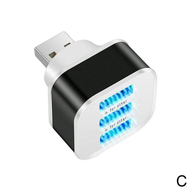 3-port Extended Usb Charger Usb Hub For 3usb Splitter Expander C0K9
