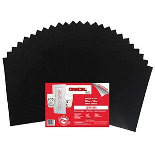 Lya Vinyl Matte Black Permanent Vinyl for Cricut, 12 x 25Ft Vinyl Roll for  Craft Cutter like Cricut & Silhouette Cameo