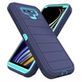 thumbnail image 3 of Asuwish Compatible with Samsung Galaxy Note 9 Phone Case Hybrid Rugged Shockproof Hard Protective Drop Proof Full Body Heavy Duty Mobile Cell Cover for Note9 Not S9 Women Men Blue, 3 of 6