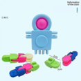 thumbnail image 5 of Space Robot Fidget Toys Chain Spinner Toy For Kids Push Bubble Stress Children Hand Spinner Antistress Chain Rotating Gifts, 5 of 5
