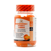 Botanical Prime Vitamin C Gummies-100% Vegan- 500MG with Folic Acid & Bioflavonoids-Immune Support, Natural Antioxidant-Orange Flavor-60 Gummies-Made in USA