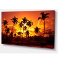 thumbnail image 2 of Coconut Palms Against Yellow Sky, 2 of 3