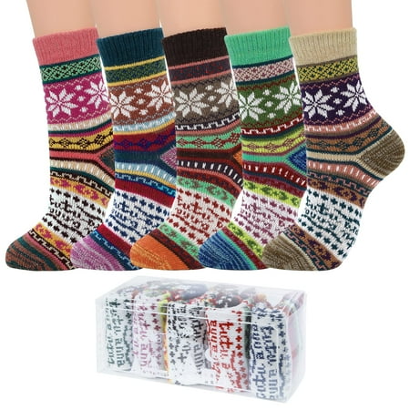 

Zando Christmas Socks Winter Socks for Women Christmas Gifts for Womens Socks Warm Thick Soft Wool Socks Thermal Cozy Crew Socks for Women Boot Socks for Women Fuzzy Socks with Gift Box Snow