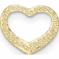 thumbnail image 4 of 14K Yellow Gold Polished Mini Floating Heart Slide Made In United States -Jewelry By Sweet Pea, 4 of 7