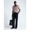 thumbnail image 3 of Free Assembly Men's Textured Polo Sweater with Short Sleeves, Lightweight, Sizes XS-3XL, 3 of 6