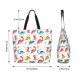 thumbnail image 5 of Disketp Dinosaur Bolsa Tote Estampada para Mujer, Bolso de Hombro y de Mano para Compras y Viajes, 5 of 8