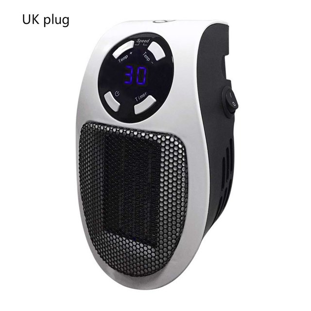 TFixol 500W Portable Electric Heater Mini Fan Heater Desktop Household Wall Handy Heating Stove Radiator Warm With Remote Control