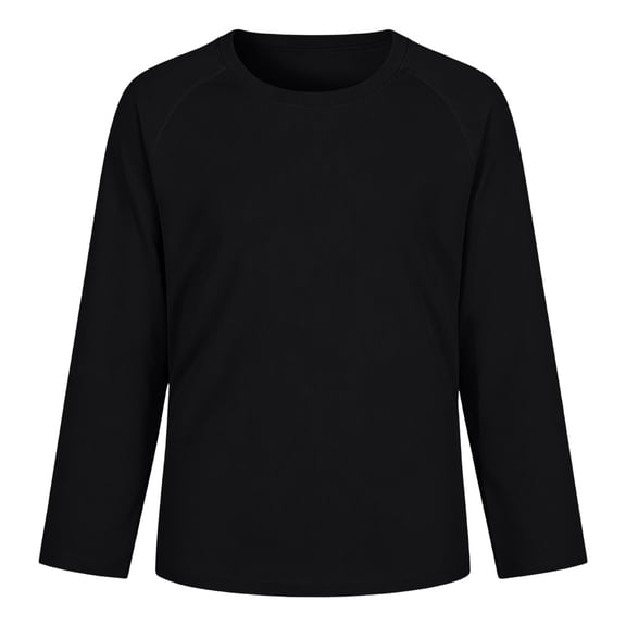 Tiijoy Toddler Boys Long Sleeve Rash Guard Quick Drying Stretch Sun Shirt Top, Black, Sizes 3-4