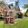 thumbnail image 2 of Love Dog Paw Garden Flag American Flag Print Durable Double Sided Yard Flags for Outdoor Farm Porch Lawn Home Decor 28 x 40 Inch, 2 of 5