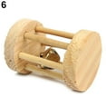 thumbnail image 2 of Flmtop Haltères en Bois Naturel Jouet à Mâcher à Rouleau pour Cochons d'Inde Rats Lapins, 2 of 9