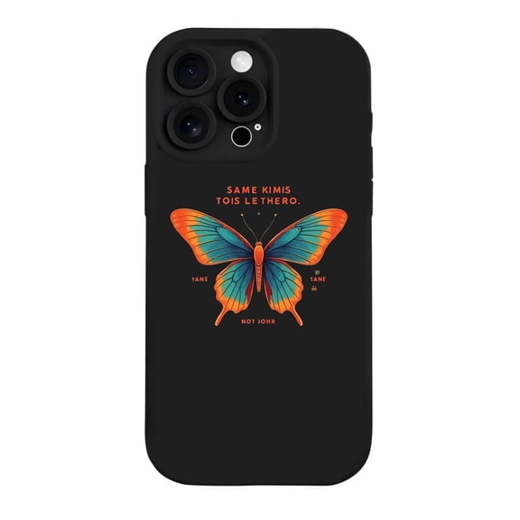 Vibrant Butterfly Design iPhone 15 Pro Case - Lightweight Yellowing Resistant Intricate Patterns Perfect Fit for iPhone 15 Pro