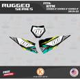 thumbnail image 2 of Kalair GFX Graphics Kit for KTM Enduro 4-Stroke 250 XC-F, 350 XC-F and 450 XC-F (2019-2022) Rugged Series, 2 of 5