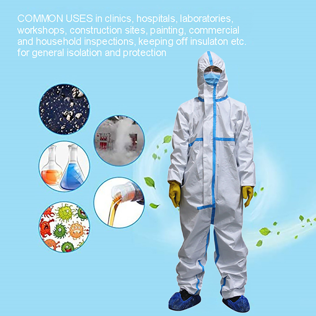 Disposable Protective Clothing AntiDust Isolation Clothing Uniforms