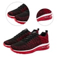 thumbnail image 2 of Zapatos para correr Zapatos de senderismo transpirables Moda para gimnasio Viajes Trabajo (38 Negro Rojo) Wdftyju Tenis De Mujer Tenis De Hombre, 2 of 8