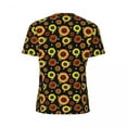 thumbnail image 6 of T Shirt For Men Sunflower Polka Dots Running Beach Vintage Floral Print T-Shirts Trendy Cool Tee Shi, 6 of 7