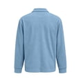 thumbnail image 5 of Mens Polo Shirts Long Sleeve Corduroy Lapel Collar Men Shirts Casual Comfort Button-Down Golf Shirt with Pocket, 4XL, 5 of 5