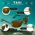 thumbnail image 2 of proSPORT Aviator Polarized Bifocal Sunglass Reader Gold Frame Brown Lens Men Women, 2 of 4
