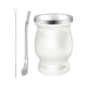 thumbnail image 2 of Juego de taza de mate para el hogar, duradera y fácil de limpiar, 230 ml, ideal para el dormitorio. Blanco, 2 of 9