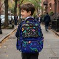 thumbnail image 6 of Psesaysky Colorful Dinosaur Skeleton Pattern School Bookbag with Padded Straps Lightweight School Backpack, Large Capacity 17 Inch Book Bag for Travel Back to School Elementary School, 6 of 9