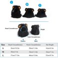 thumbnail image 3 of Ounissouiy Peluca para mascotas, suministros de ropa para gatos ligeros y amigables con la piel, gorros de pelo de león gruesos y cálidos, disfraz de Kits de decoración para fiestas S Ounissouiy HA043687-01, 3 of 6