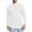 White, variant on Brglopf Men's Workout Tops Stand Collar Long Sleeve Muscle Shirts Trendy 1/4 Zipper Fleece Lined Thicken Athletic Pullover Tops