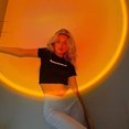 thumbnail image 3 of Sunset Lamp Projector Rainbow Light 360 Degree Rotation Sunset Projection LED Night Light for Photography/Selfie/Party/Living Room/Bedroom Decor, 3 of 5