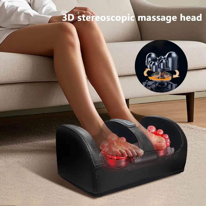 Multi-functional leg and foot acupressure massager with heating function, suitable for leg, arm and plantar fasciitis relief. An ideal festive or birthday gift for both men and women, and a perfect c