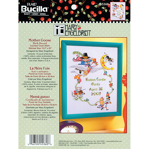 Bucilla Counted Cross Stitch Birth Record Kit 15 5 By Inch Mary En Walmart Com Bucilla Counted Cross Stitch Birth Record Kit 15 5 By Inch Mary En Walmart Com