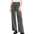 thumbnail image 6 of Juslio Womens Pants High Waist Vintage Corduroy Casual Comfortable Straight Pants, 6 of 9