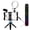 Blue, variant on QKOO 4 in 1 Vlogging Live Broadcast Smartphone Video Rig + 4.7 inch 12cm RGBW Ring LED Selfie + +
