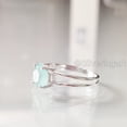 thumbnail image 4 of Hexagon Aqua Chalcedony Ring, 925 Sterling Silver, Women Ring, Natural Chalcedony, March Birthstone, Christmas, Thanksgiving, Tiny Dainty Ring, Handmade, Statement Jewelry, Wedding, Anniversary Gift, 4 of 8