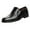 Black, variant on CHOII Mens Dress Shoes Leather Lined Slip On Loafers Good for Suit Jeans Fashion Comfort Business Round Head Wedge Oxfords for Men Clearance!,Black/6.5