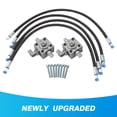 thumbnail image 4 of Válvula Desviadora De 3 , Miniexcavadora Válvula Desviadora De 3 Izquierda Derecha 2 Piezas Ahorro De Mano De Obra Rápidamente Integrado Con Mangueras Flexibles Para, 4 of 7