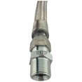 Industrial Grade Heavy Duty Flexible Metal Hose Connector 1/2" NPT x