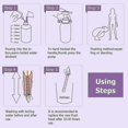 thumbnail image 4 of ZHAOCHENG Ducha vaginal, ducha anal, enema, jeringa de limpieza anal, limpiador de vagina, 4 of 5