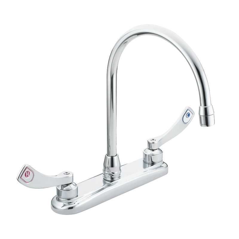Moen 8244 M-DURA Widespread Commercial Kitchen Faucet 