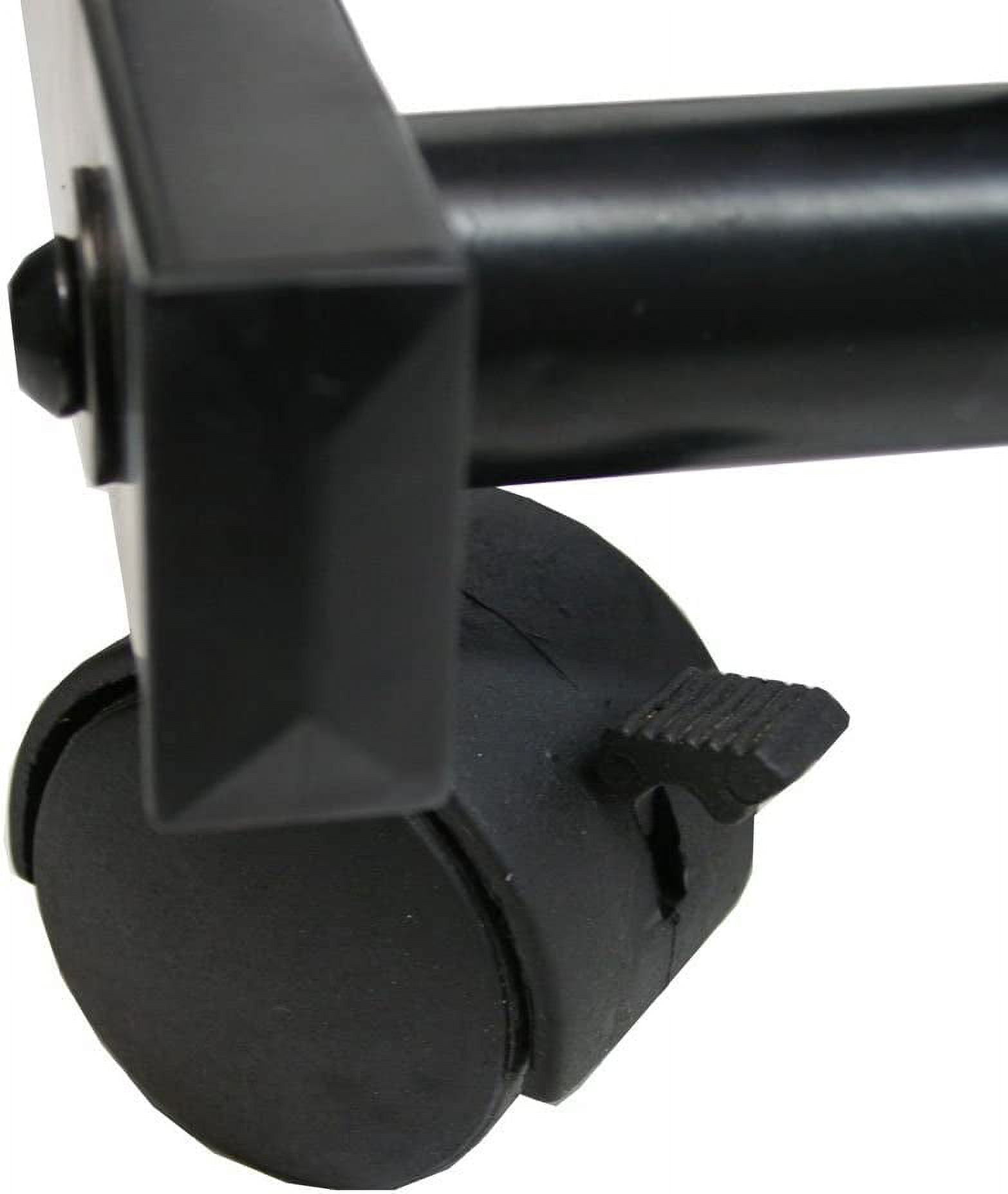 American Sound Connection 5 Guitar Rolling Cart Stand Pro Audio Stage, Studio or Display Rubber Divider Electric or Acoustic Guitar Holder