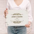 thumbnail image 1 of Darling Souvenir Personalized Engraved Laser Cut Wedding Guest Book Wooden Cover Sign-in Book Registry Guestbook Scrapbook-KX, 1 of 1
