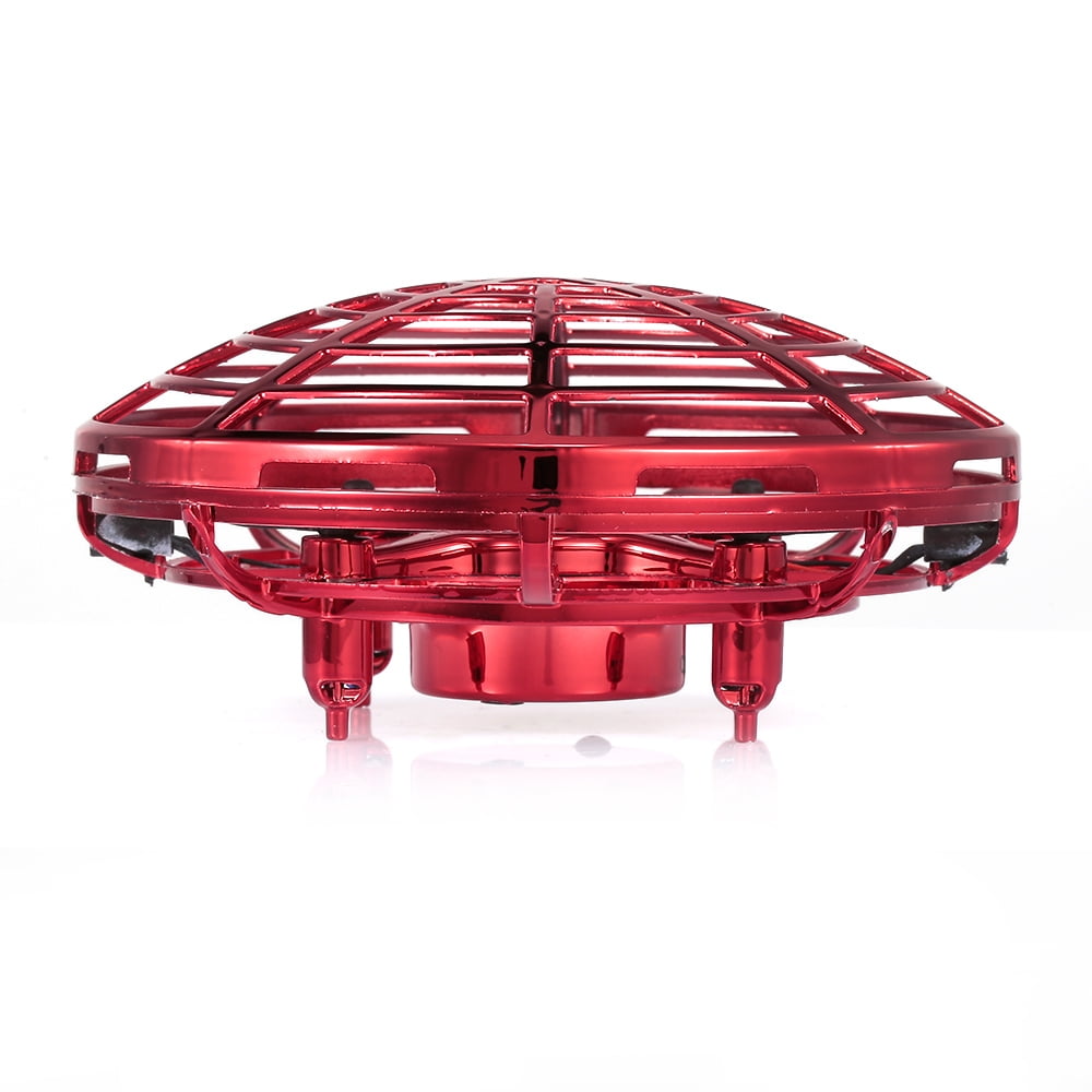 The Drone Zone Mini UFO Hand Controlled Quadcopter - Red