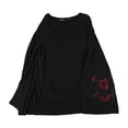 thumbnail image 1 of Ralph Lauren Womens Mavinia Wool Blend Shawl Sweater, Grey, Large, 1 of 1